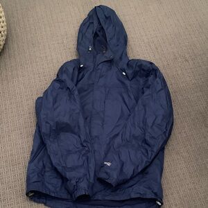 LL Bean fleece lined rain jacket